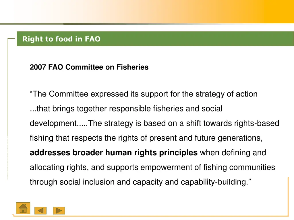 right to food in fao 3