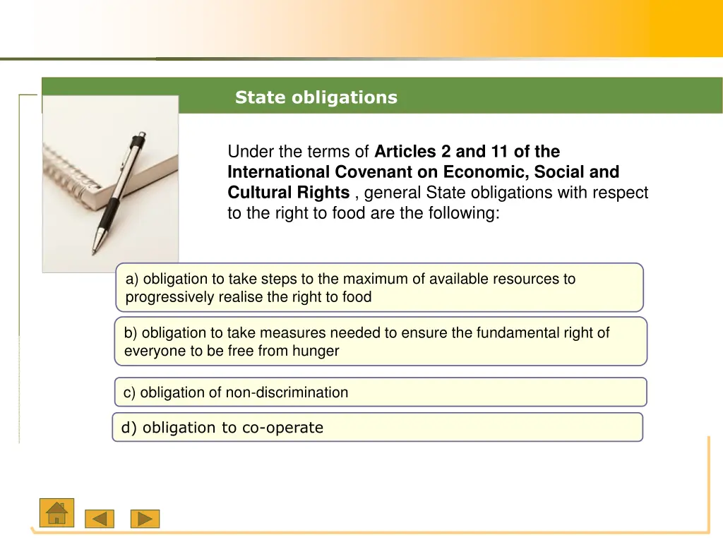 state obligations