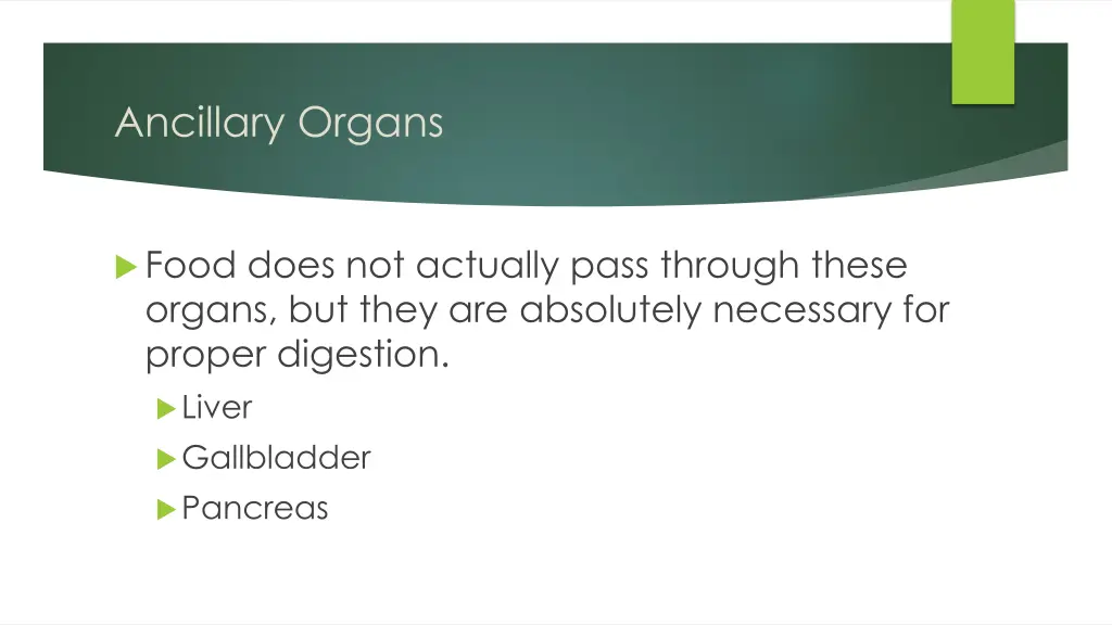 ancillary organs