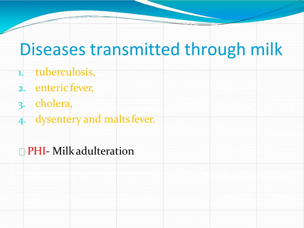 diseases transmitted through milk