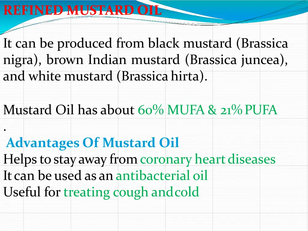 refined mustardoil