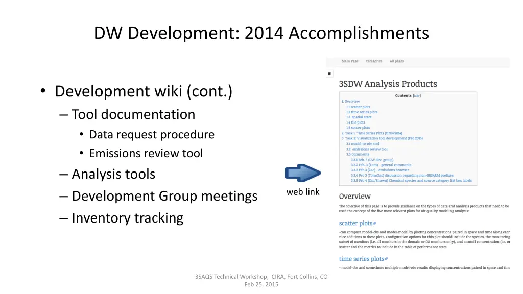 dw development 2014 accomplishments 5