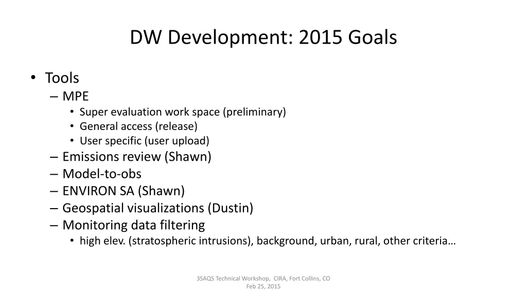 dw development 2015 goals 3