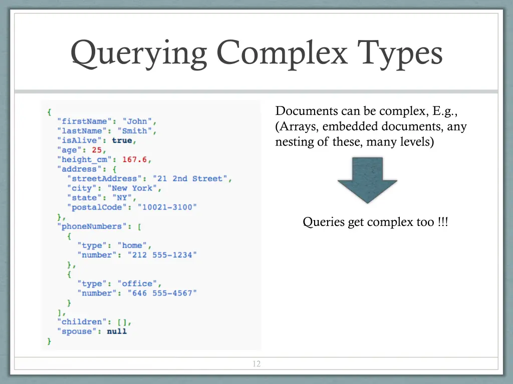 querying complex types 1