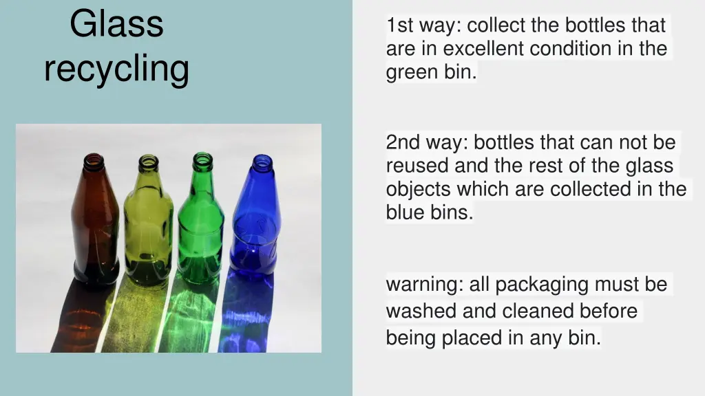 glass recycling