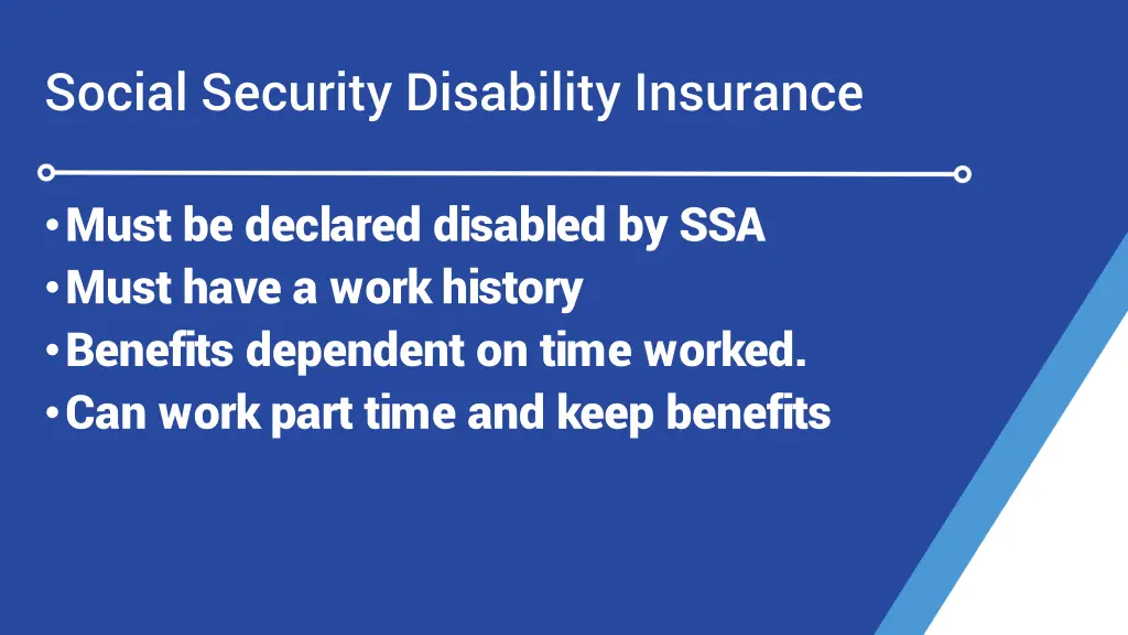 social security disability insurance