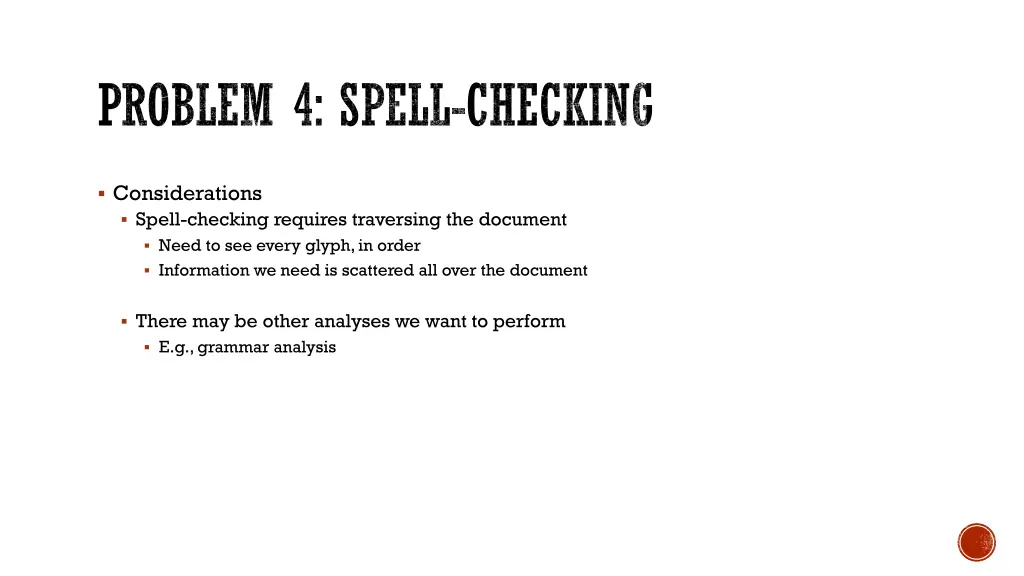 problem 4 spell checking