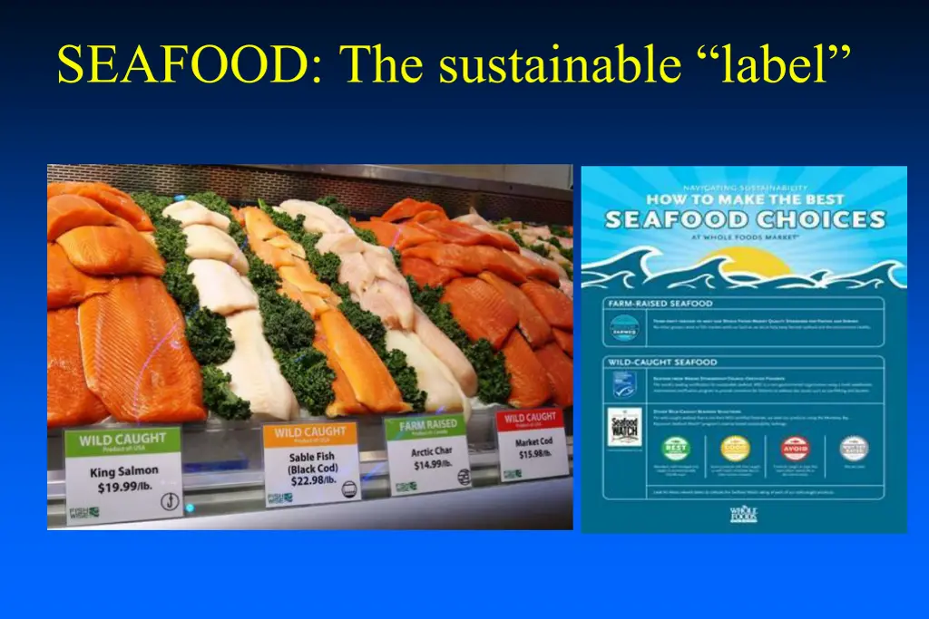 seafood the sustainable label