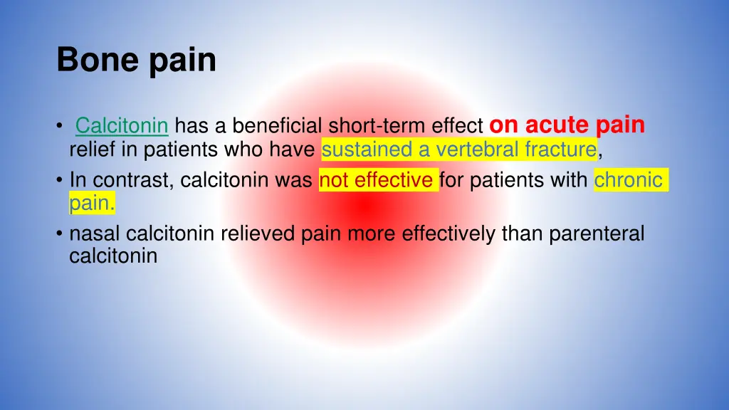 bone pain