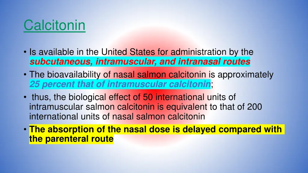 calcitonin