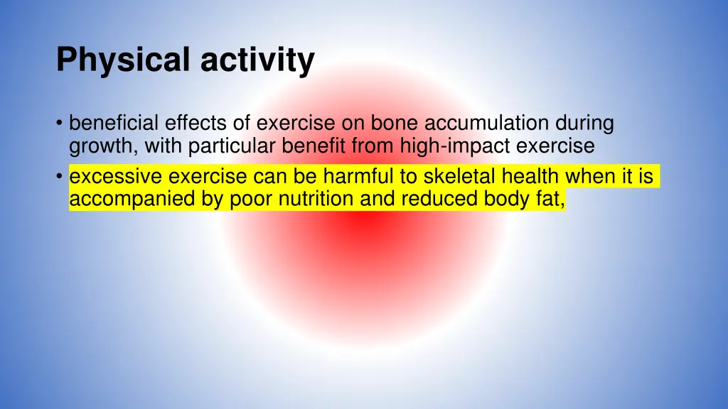 physical activity