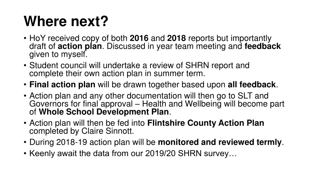 where next hoy received copy of both 2016