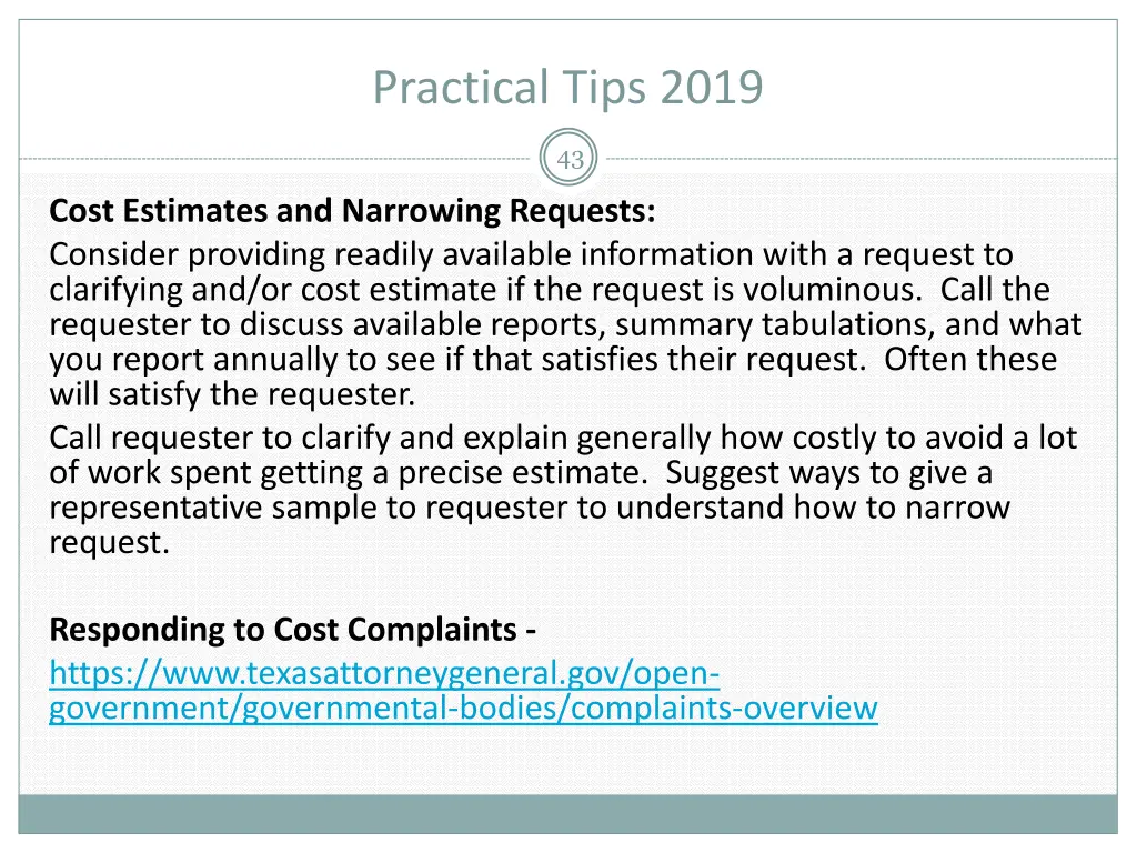 practical tips 2019 3