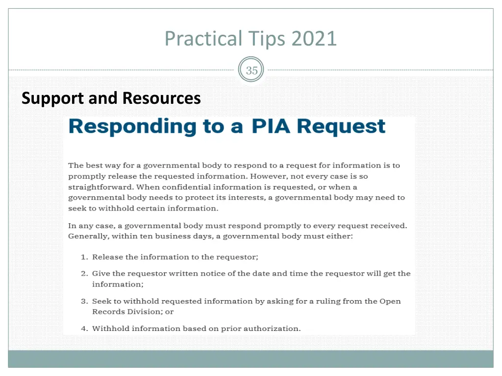 practical tips 2021 1