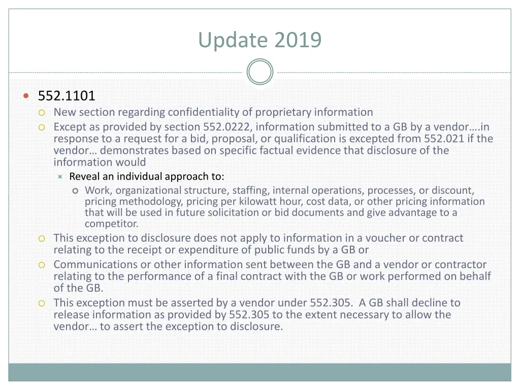 update 2019 11