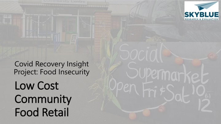 covid recovery insight project food insecurity
