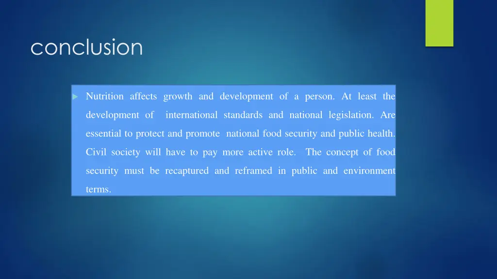 conclusion