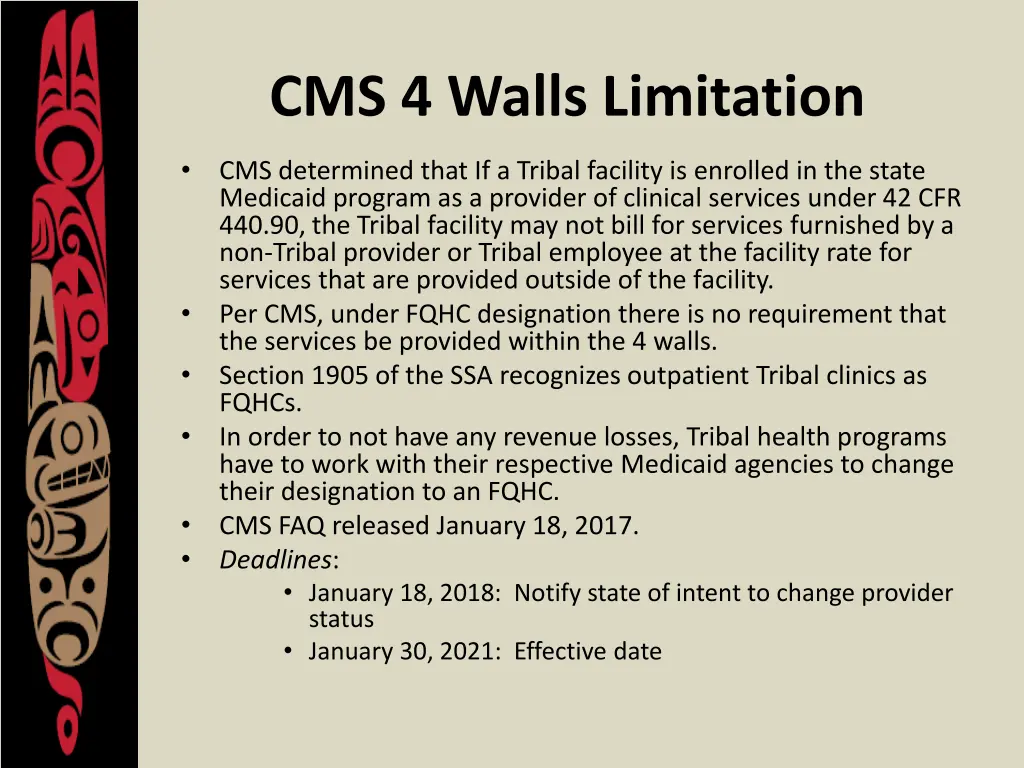 cms 4 walls limitation