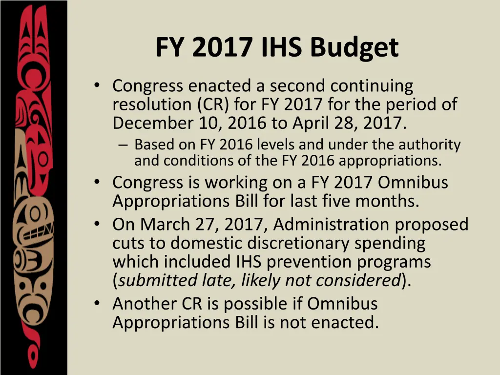 fy 2017 ihs budget