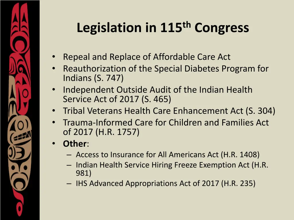 legislation in 115 th congress 1