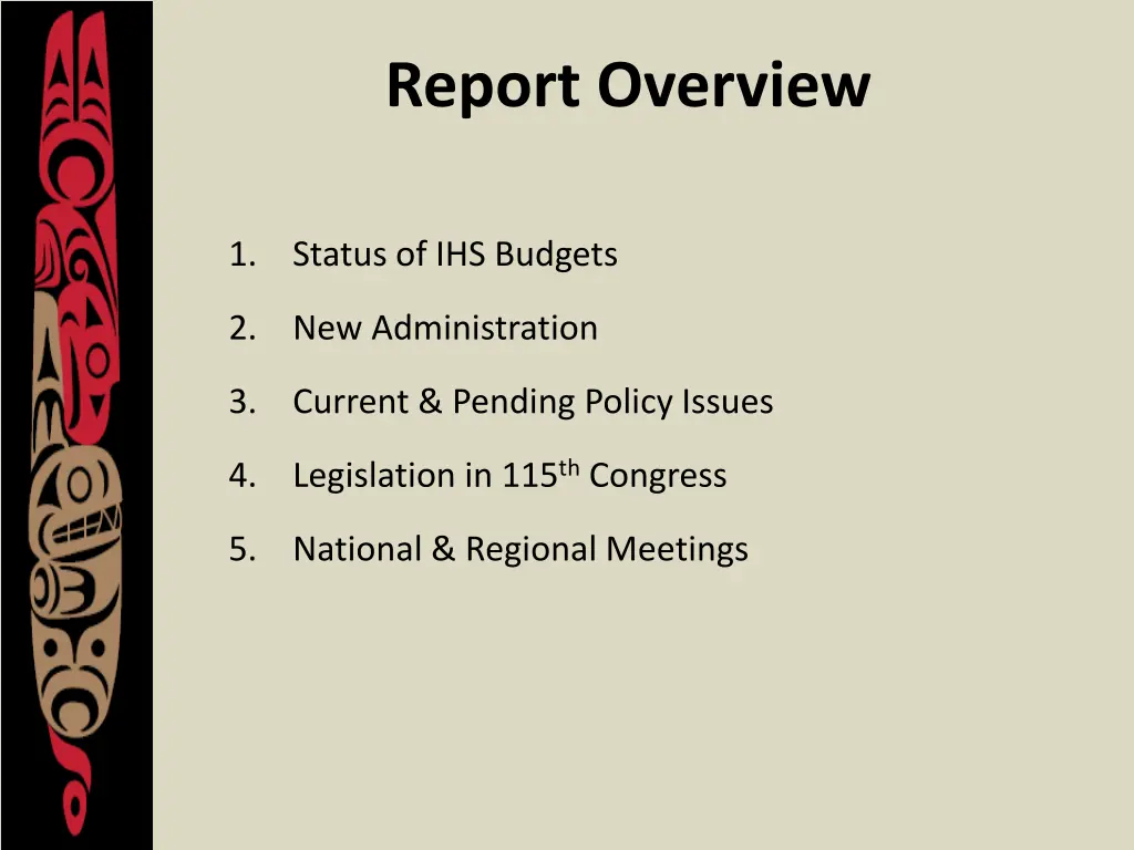 report overview