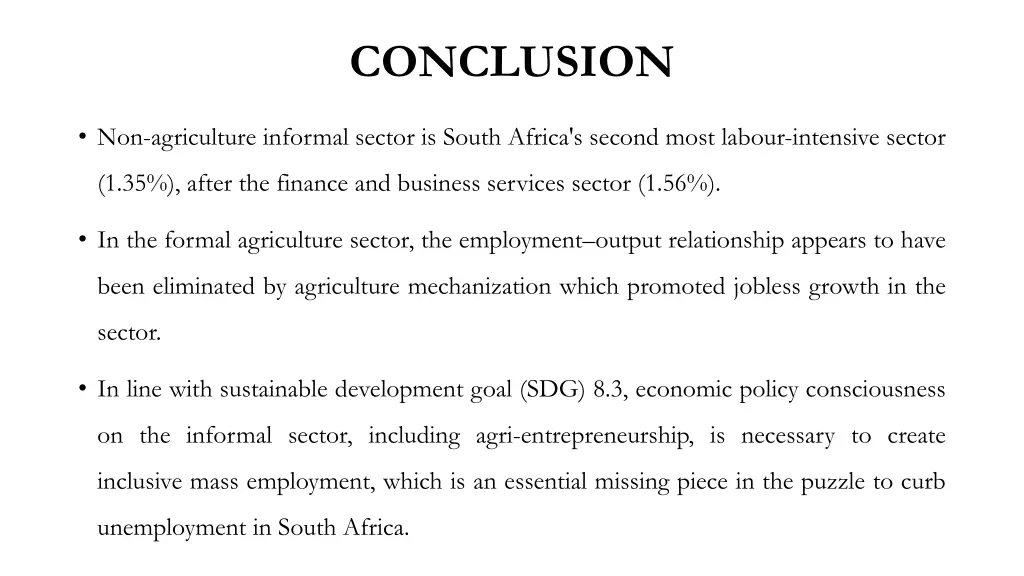 conclusion
