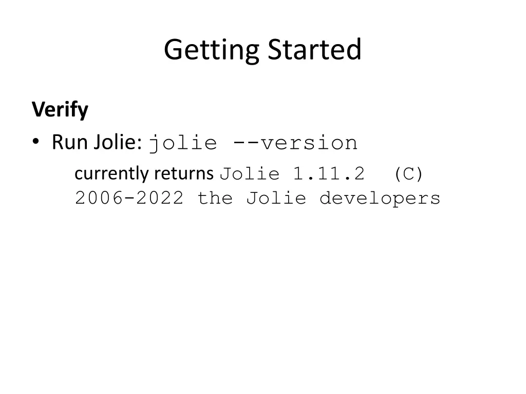 getting started 3