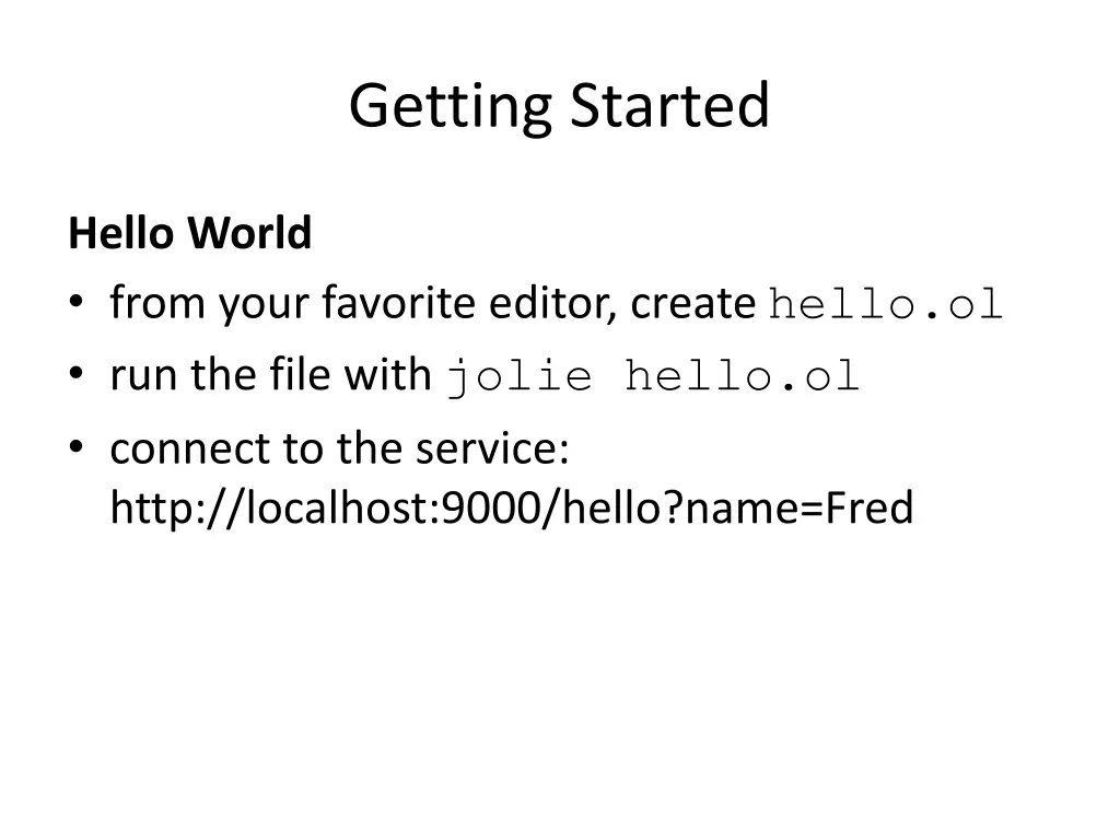getting started 4