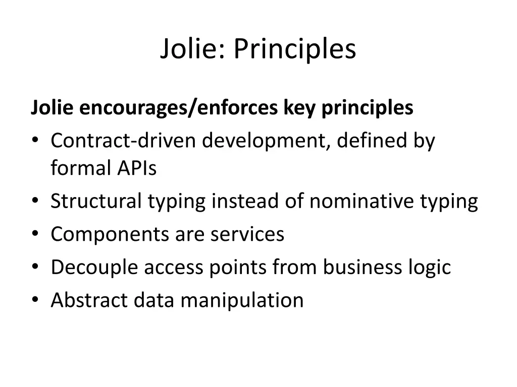 jolie principles