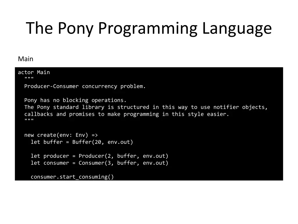 the pony programming language 3