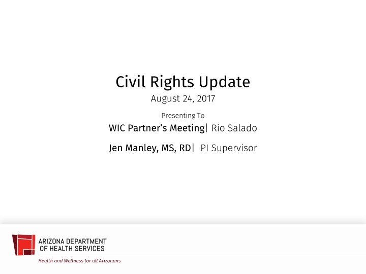 civil rights update august 24 2017