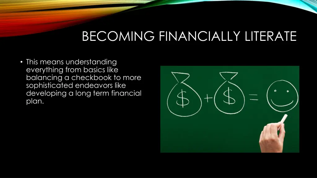 becoming financially literate