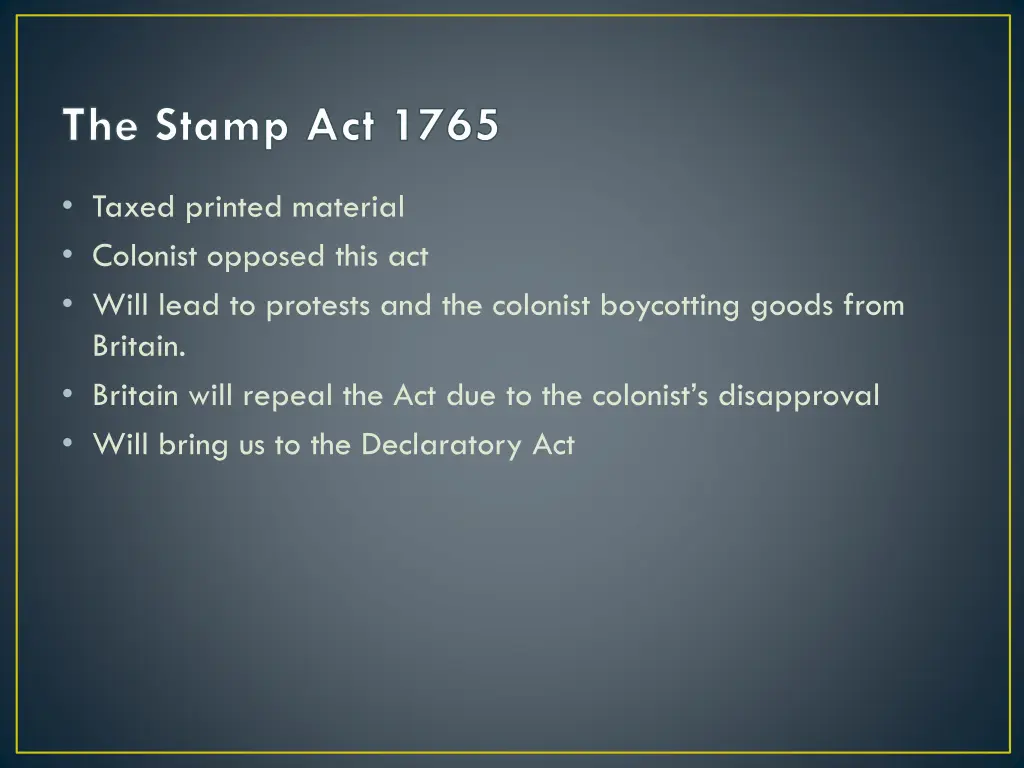 the stamp act 1765