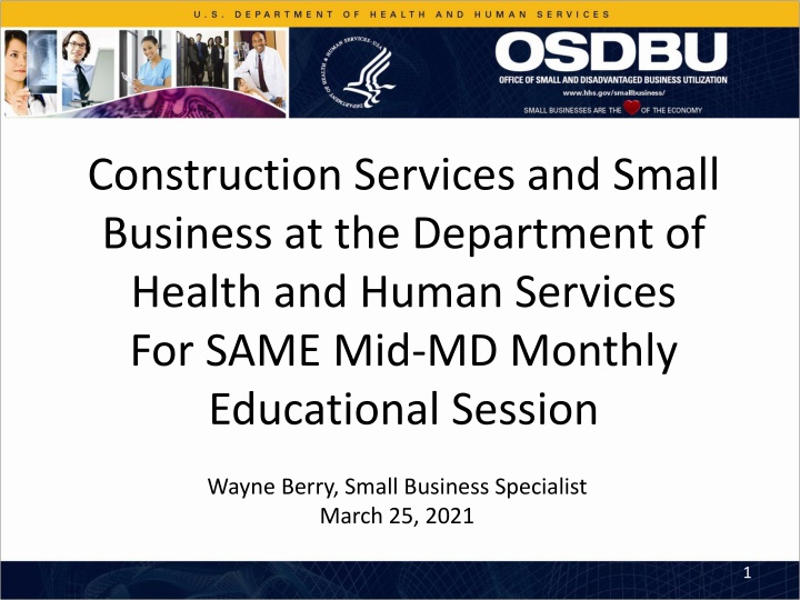 construction services and small business