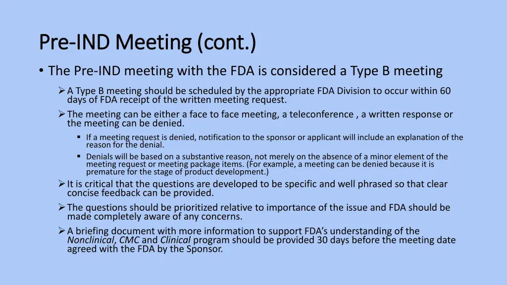 pre pre ind meeting cont ind meeting cont 1