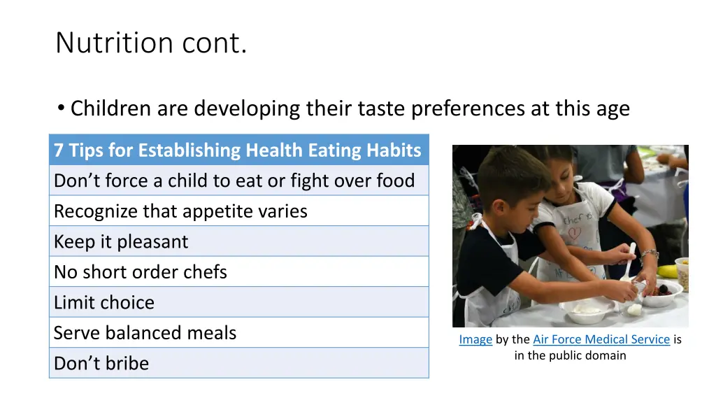 nutrition cont