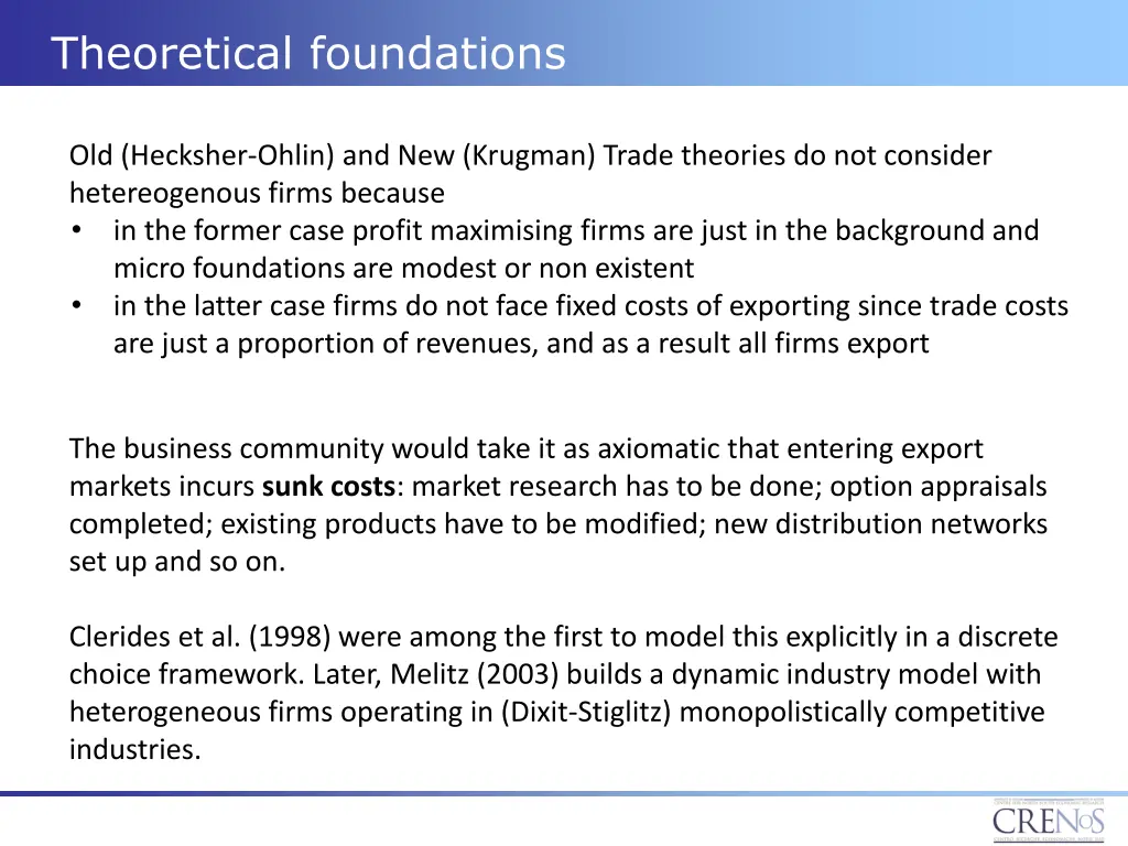 theoretical foundations