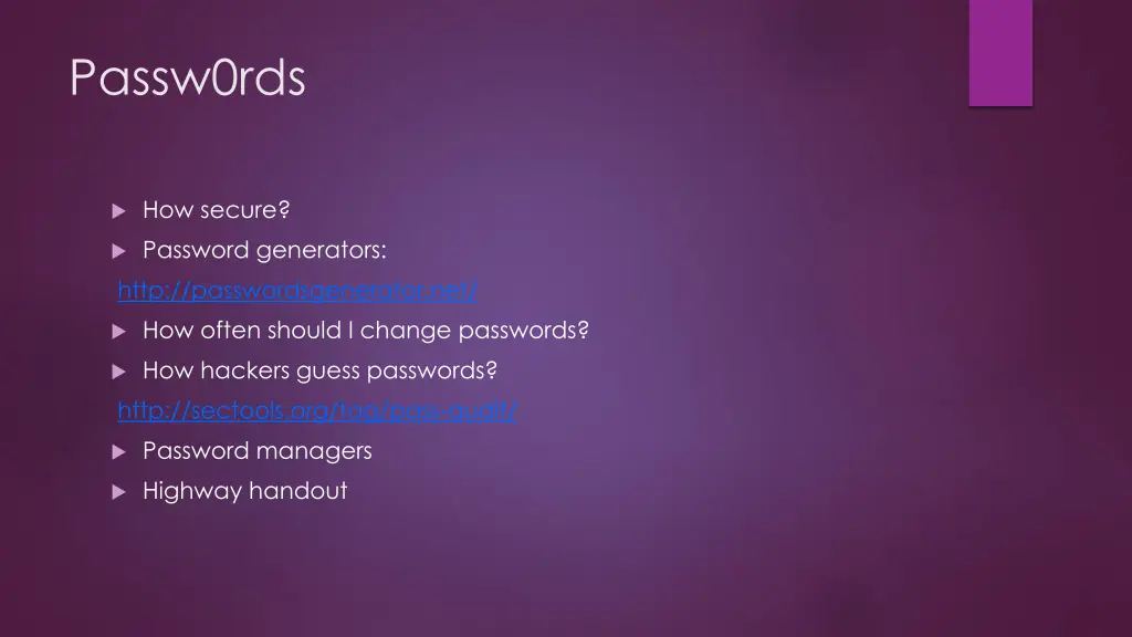 passw0rds