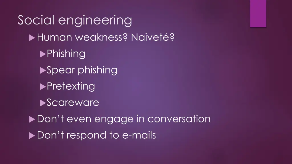 social engineering human weakness naivet