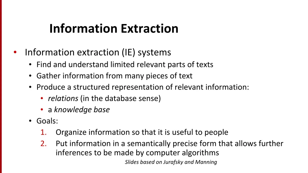 information extraction 1