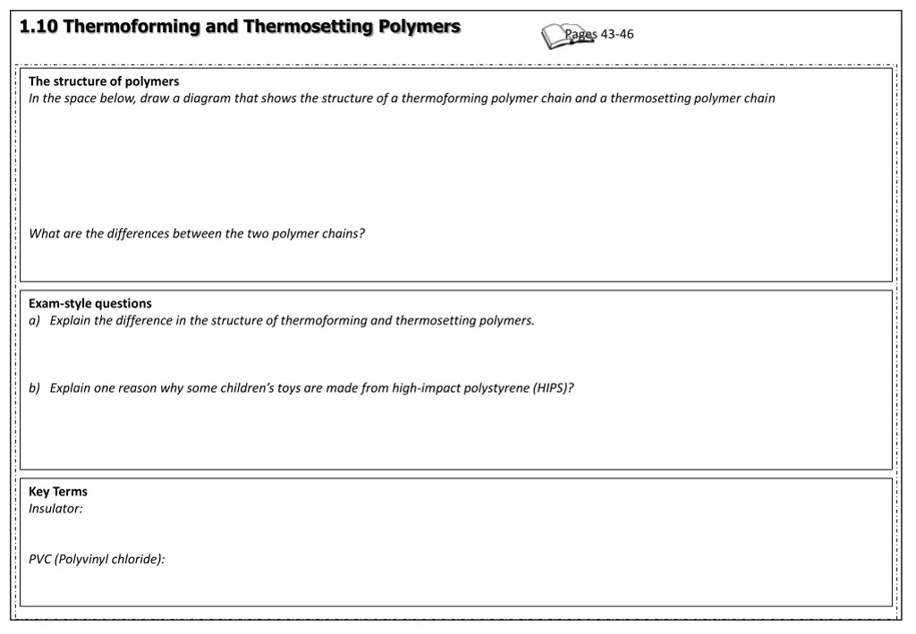 1 10 thermoforming and thermosetting polymers 3