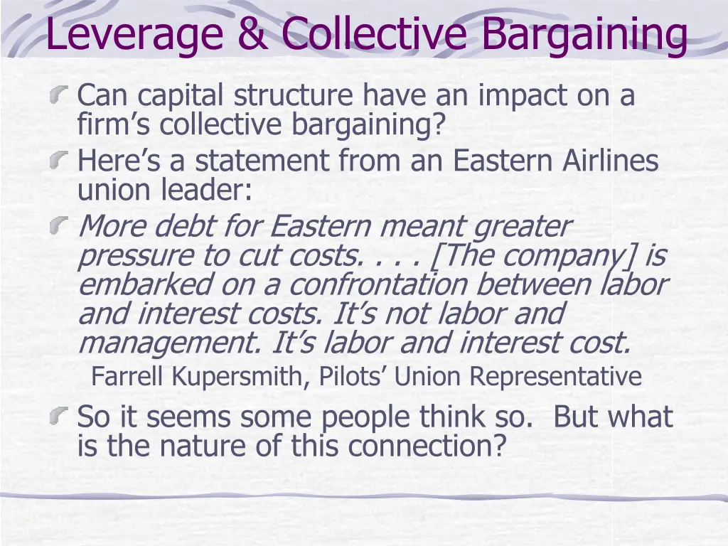 leverage collective bargaining