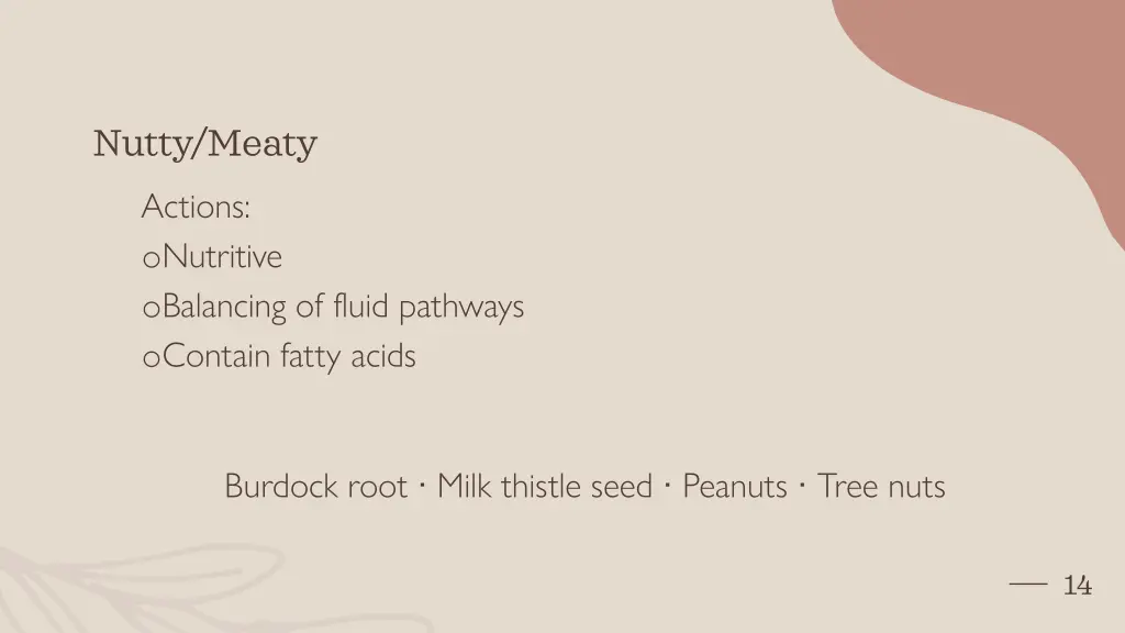 nutty meaty