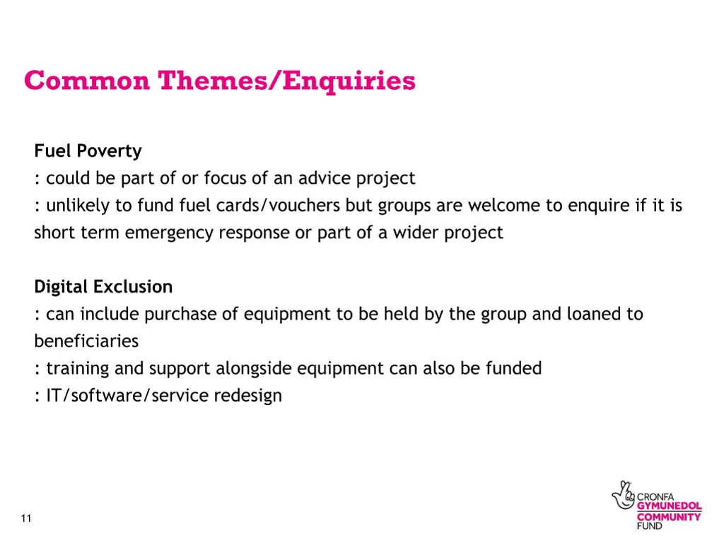 common themes enquiries 2