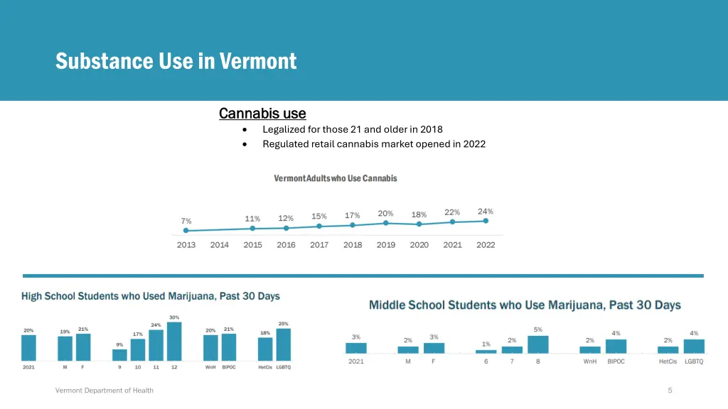 substance use in vermont 1