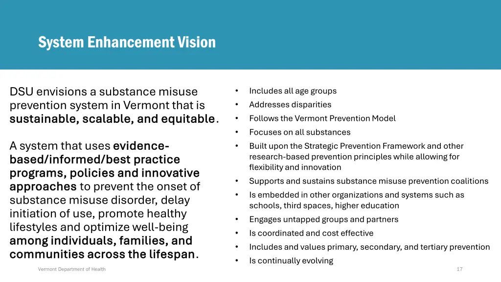 system enhancement vision