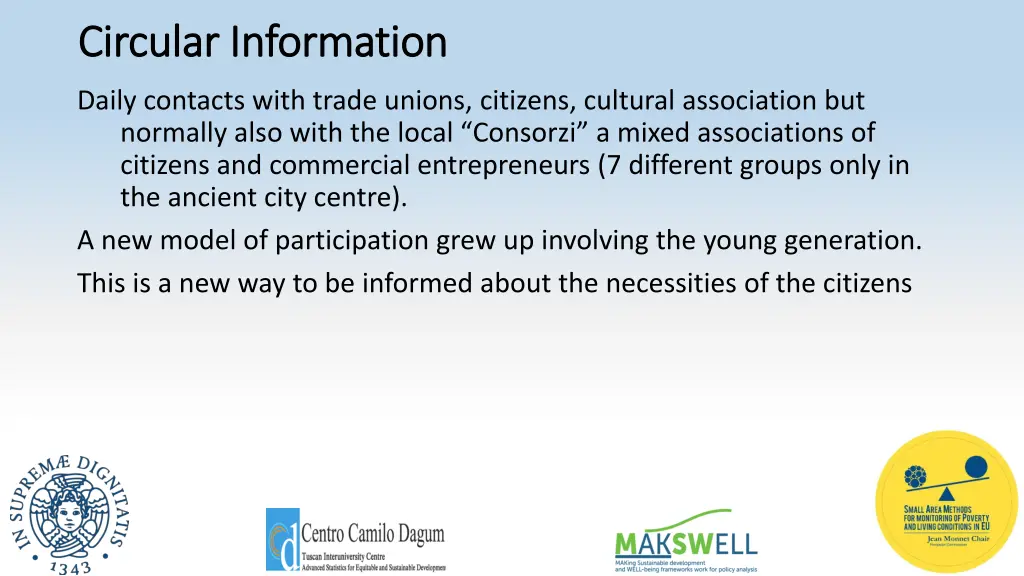 circular information circular information