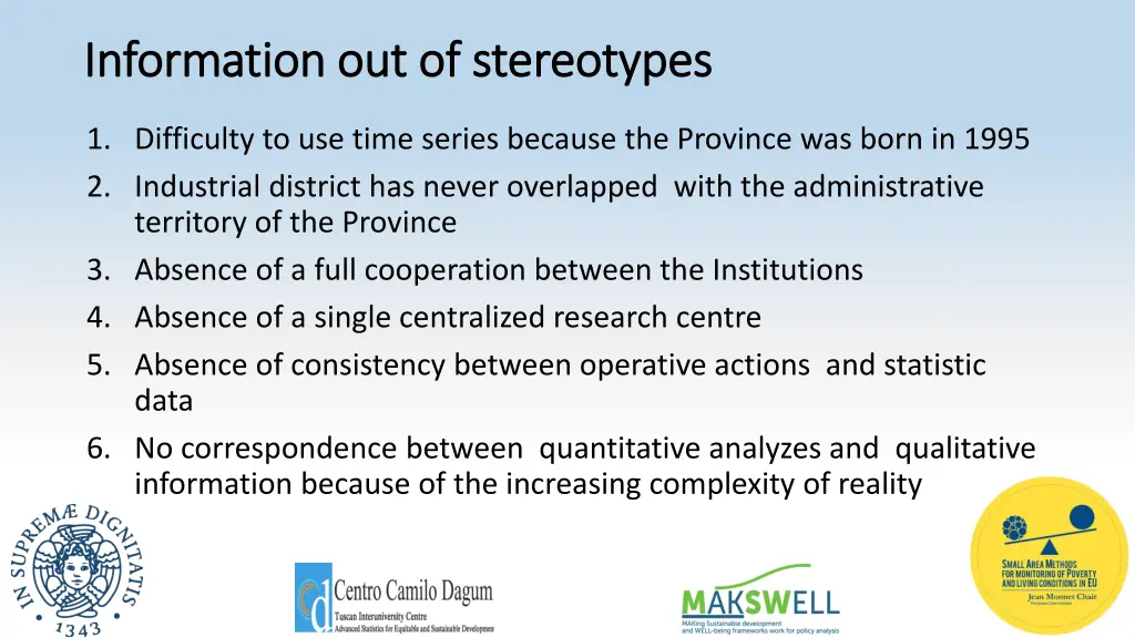 information out of stereotypes information
