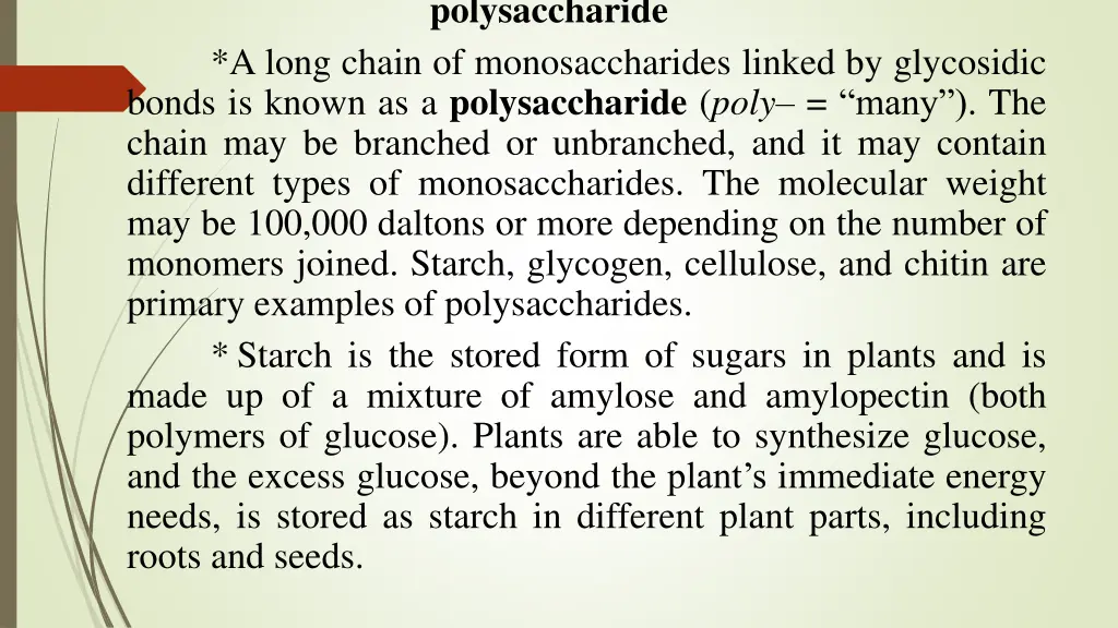 polysaccharide