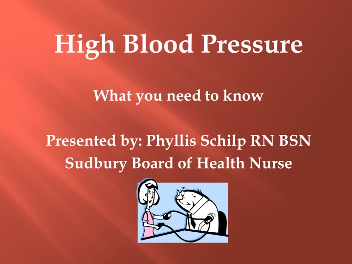 high blood pressure